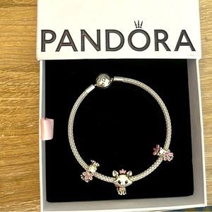 Disney Pandora Aristocats Charm Bracelet